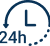 24 hours Icon 24 hours Icon